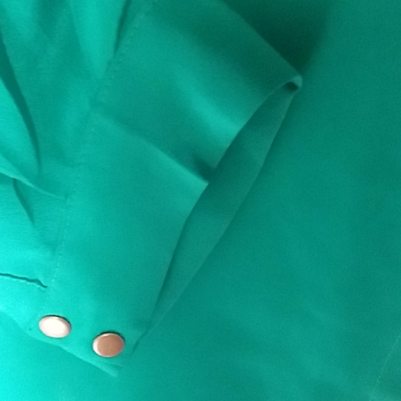 GREYLN SILK BLOUSE XS - Picture 3 of 11